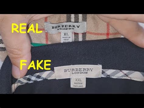 burberry shirt real vs fake|genuine burberry label.